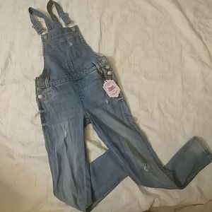 Girls jean overalls
